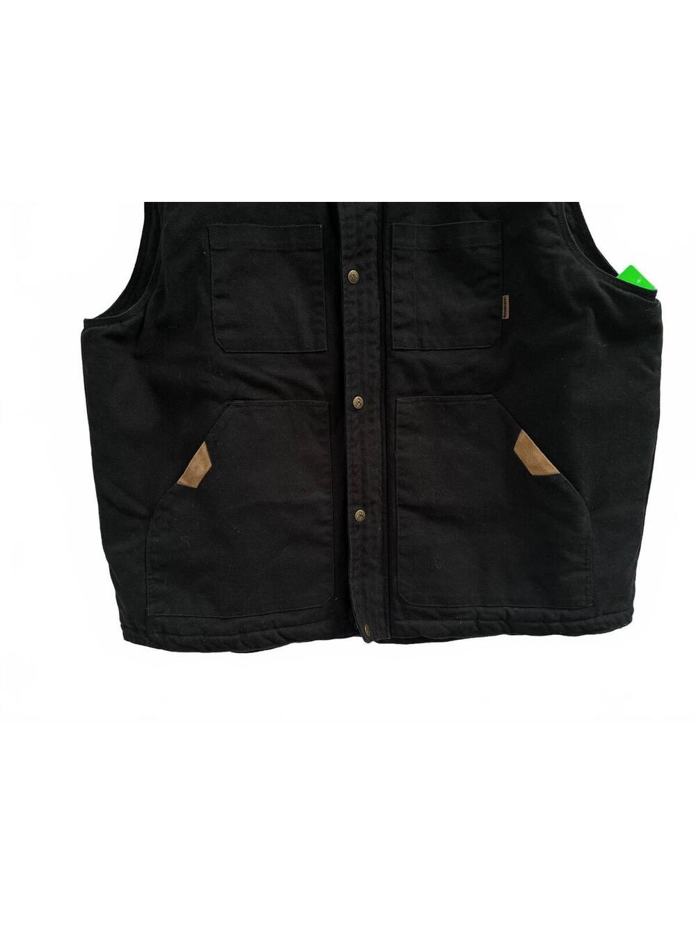 Legendary Whitetails Men's Quilted Cotton Vest 2XL Black - Picture 6 of 7